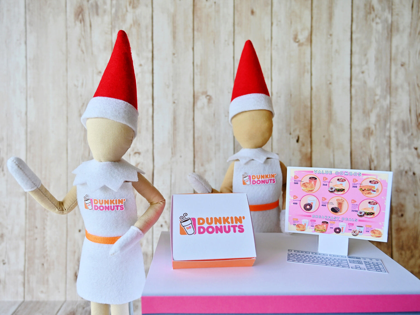 Dunkin Donuts Elf Display